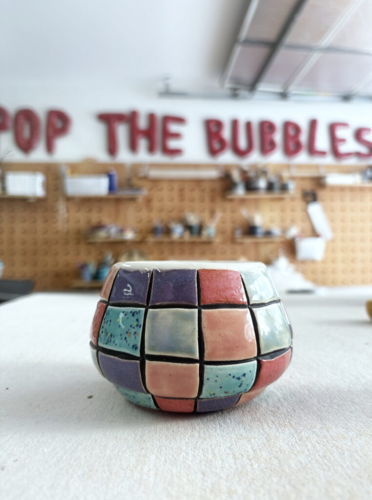 Disco cup  in studio